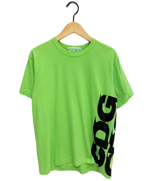 CDG COMME des GARCONS（シーディージー コムデギャルソン）CDG COMME des GARCONS (シーディージーコムデギャルソン) ロゴプリントTシャツ グリーン サイズ:Mの古着・服飾アイテム