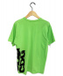 CDG COMME des GARCONS (シーディージーコムデギャルソン) ロゴプリントTシャツ グリーン サイズ:M：4800円