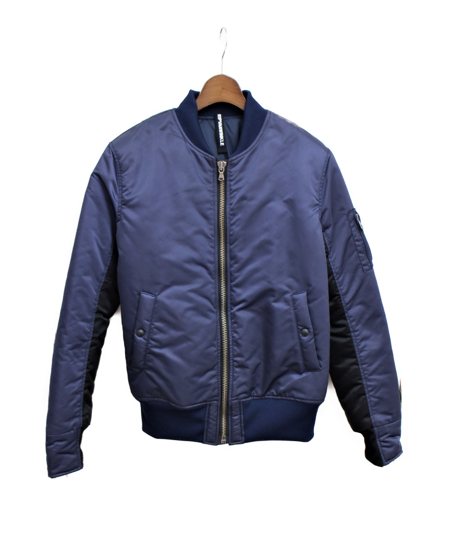 新品 リップヴァンウィンクル MA-1 レザーブルゾン 【公式通販】