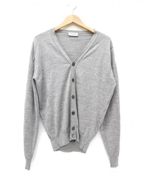 中古 古着通販 John Smedley ジョンスメドレー メリノウールｖネックカーディガン グレー サイズ S イギリス製 ブランド 古着通販 トレファク公式 Trefac Fashion