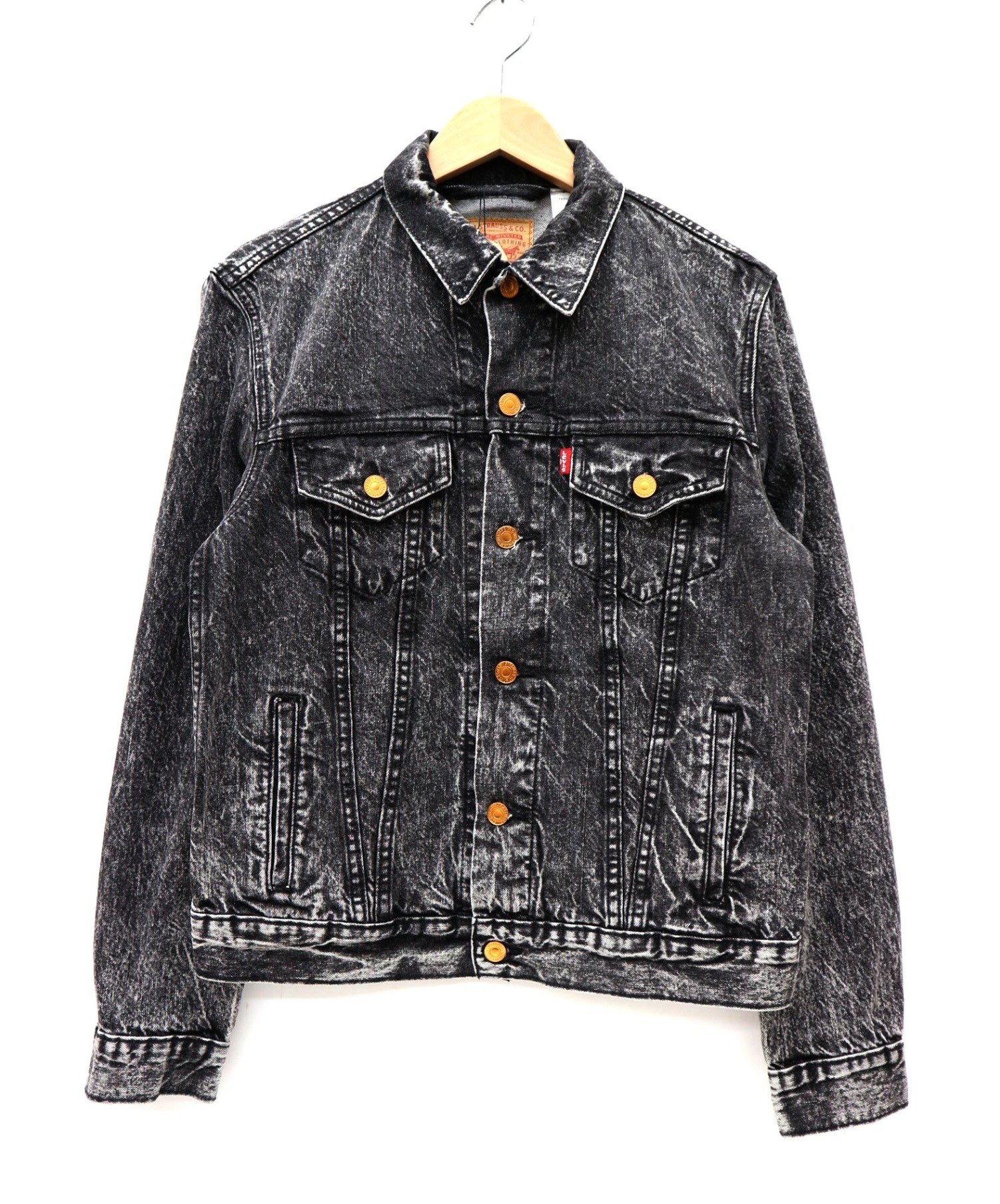 中古 古着通販 Levi S Patta リーバイス パタ デニムジャケット ブラック サイズ S 未使用品 コラボアイテム ブランド 古着通販 トレファク公式 Trefac Fashion