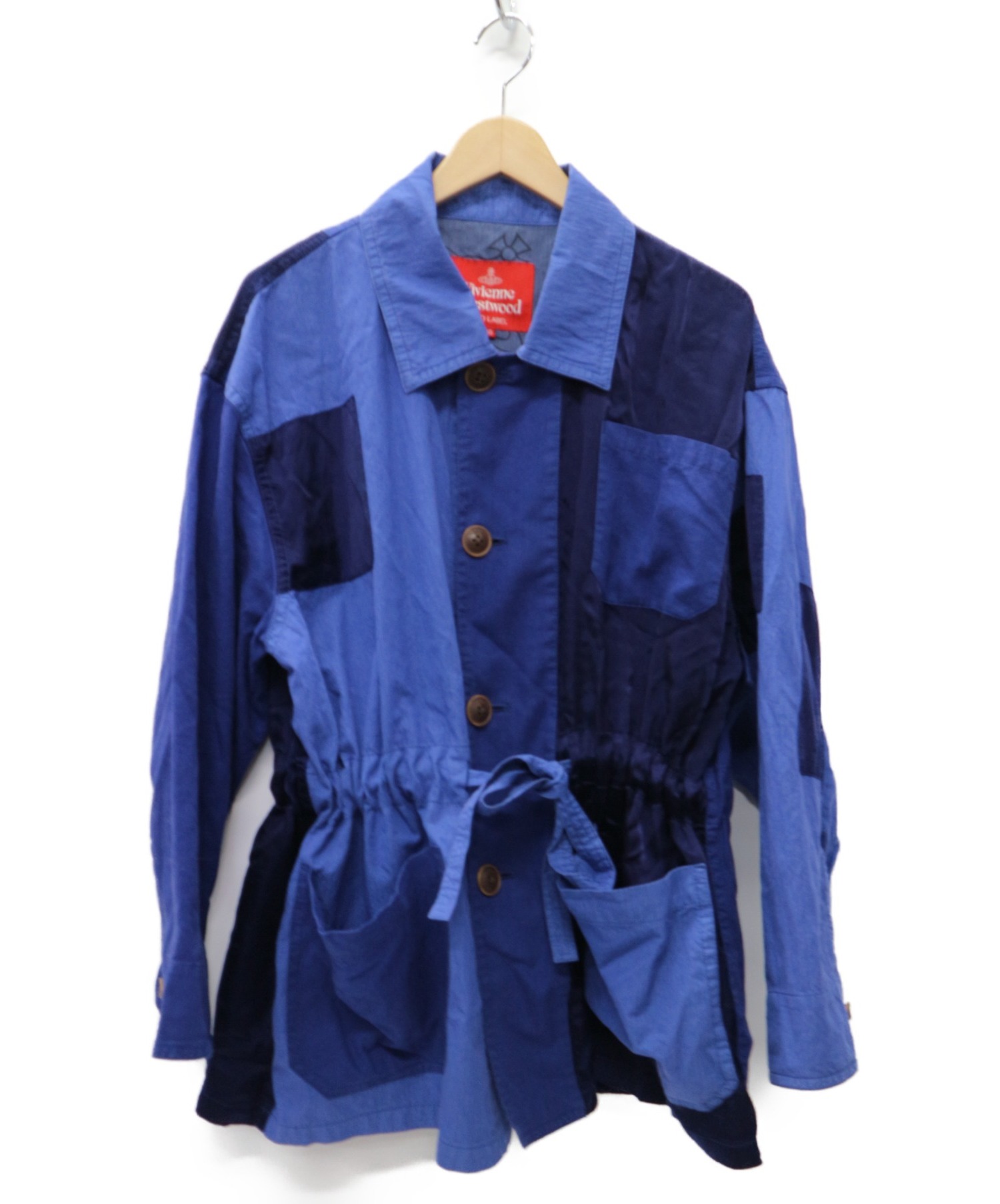 中古 古着通販 Vivienne Westwood Red Label ヴィヴィアンウエストウッド レッドレーベル トリプルドッキングジャケット ブルー サイズ 00 年ssモデル ブランド 古着通販 トレファク公式 Trefac Fashion