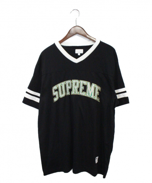 SUPREME（シュプリーム）Supreme (シュプリーム) 17AW Glitter Arc Football Top ブラック サイズ:Lの古着・服飾アイテム