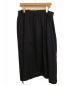 Ys (ワイズ) ウールギャバハーフ裾絞りスカート ブラック サイズ:2：5800円