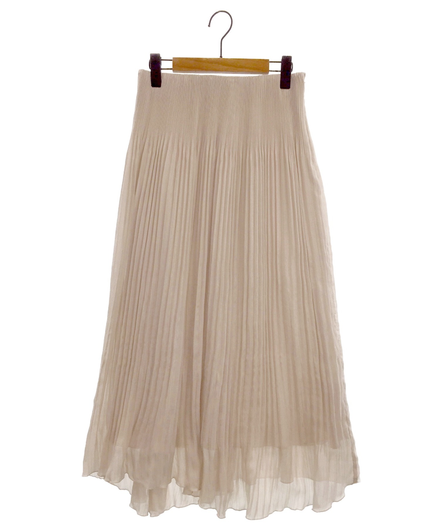 中古 古着通販 Celford セルフォード 楊柳プリーツスカート ベージュ サイズ 38 ブランド 古着通販 トレファク公式 Trefac Fashion