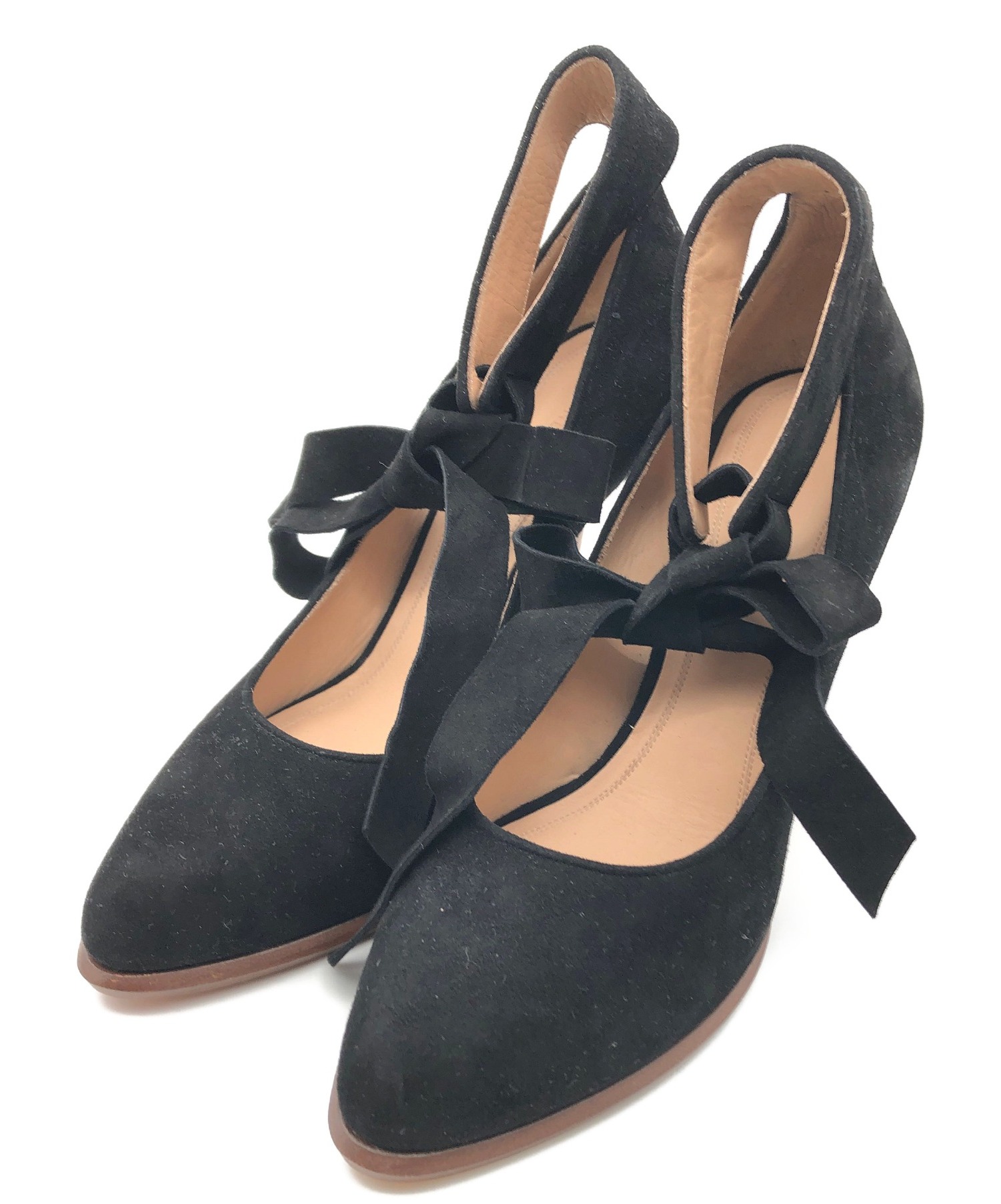 中古 古着通販 Celine セリーヌ アンクルストラップパンプス ブラック サイズ 37 ブランド 古着通販 トレファク公式 Trefac Fashion