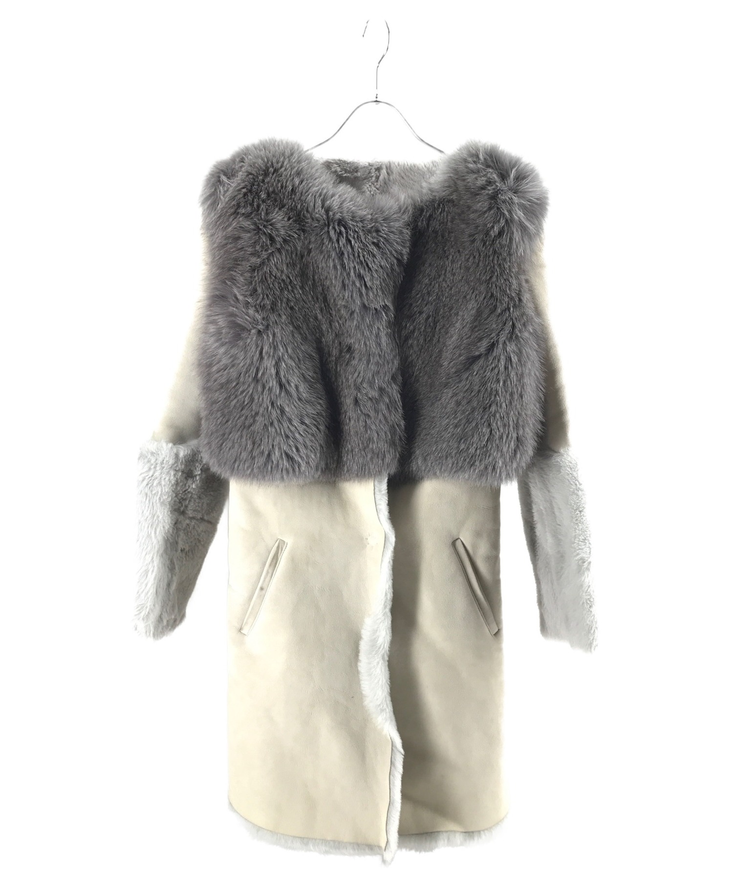 中古 古着通販 Lisa Conte リサコンテ フォックスファームートンコート サイズ Usa 6 ブランド 古着通販 トレファク公式 Trefac Fashion