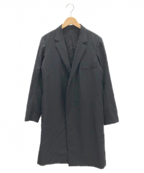 CELINE（セリーヌ）CELINE (セリーヌ) ボタンレスロングジャケット ブラック サイズ:34の古着・服飾アイテム