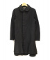 BLACK COMME des GARCONS（ブラックコムデギャルソン）の古着「ポリ縮絨丸襟コート」｜ブラック