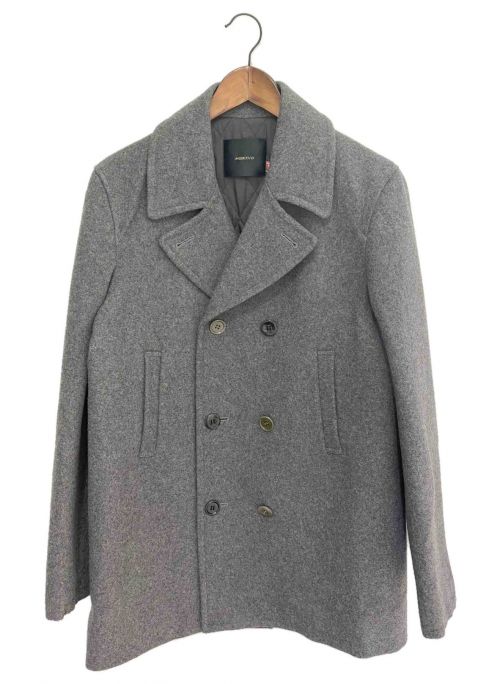 UNDERCOVER（アンダーカバー）UNDERCOVER (アンダーカバー) 切替Pコート グレー サイズ:3の古着・服飾アイテム