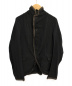 BLACK COMME des GARCONS（ブラックコムデギャルソン）の古着「製品加工ジャケット」｜ブラック