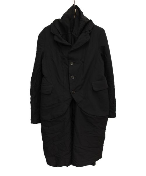 BLACK COMME des GARCONS（ブラック コムデギャルソン）BLACK COMME des GARCONS (ブラックコムデギャルソン) ドッキングジャケット ブラック サイズ:XSの古着・服飾アイテム