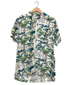 Aloha Blossom（アロハブロッサム）の古着「PALM TREEアロハシャツ」｜ホワイト