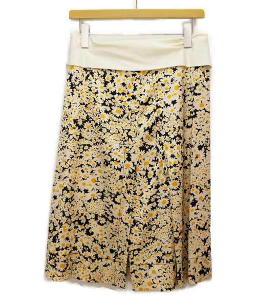 CELINE（セリーヌ）CELINE (セリーヌ) マーガレットプリントラップスカート サイズ:36の古着・服飾アイテム