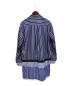 sacai (サカイ) 20SS Cotton Poplin Coat ブルー×ホワイト サイズ:1：39800円