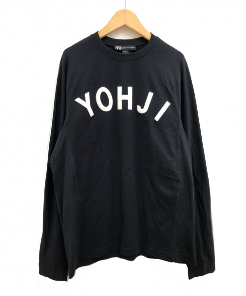 Y-3（ワイスリー）Y-3 (ワイスリー) ロングスリーブTシャツ ブラック サイズ:Mの古着・服飾アイテム