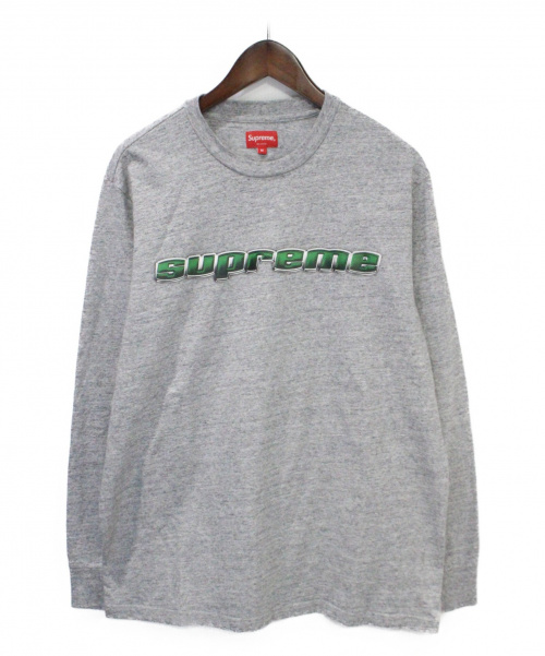 SUPREME（シュプリーム）Supreme (シュプリーム) 長袖Tシャツ グレー サイズ:Ｍの古着・服飾アイテム
