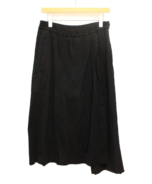 YOHJI YAMAMOTO（ヨウジヤマモト）YOHJI YAMAMOTO (ヨウジヤマモト) アシンメトリーパンツ ブラック サイズ:1の古着・服飾アイテム