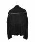 RICK OWENS (リックオウエンス) スウェードライダースジャケット ブラック サイズ:M：29800円