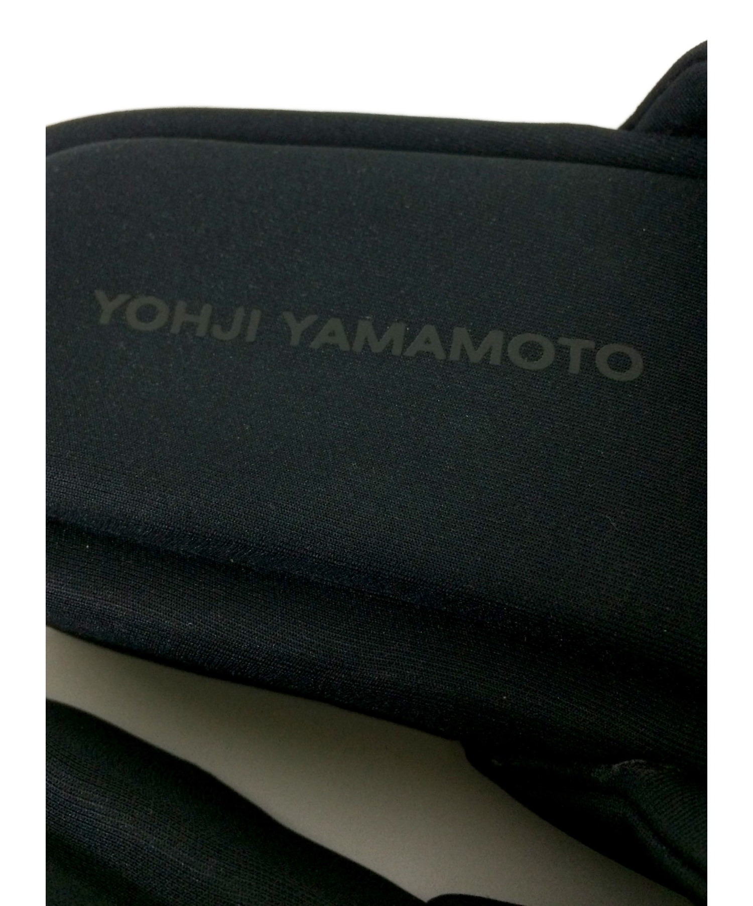 YOHJI YAMAMOTO (ヨウジヤマモト) スライドサンダル ブラック サイズ:24.5 Y-3 SLIDE EH1719