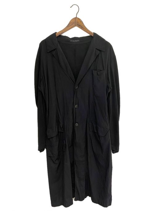 REGULATION Yohji Yamamoto（レギュレーションヨウジヤマモト）REGULATION Yohji Yamamoto (レギュレーションヨウジヤマモト) ナイロンコットンコート ブラック サイズ:4の古着・服飾アイテム