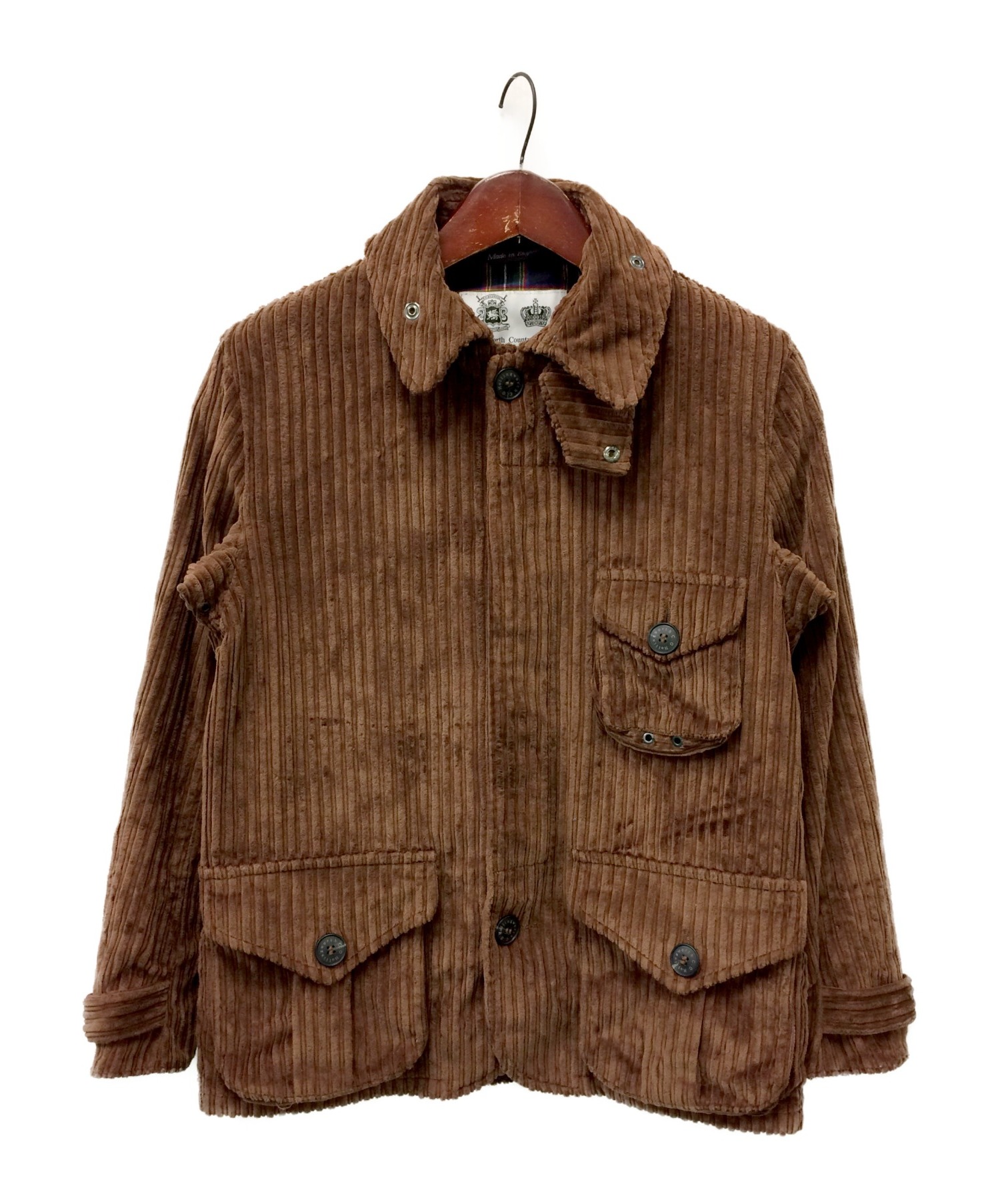中古 古着通販 Hollingworth Country Outfitter ホリングワース カントリー アウトフィッターズ コーデュロイジャケット ブラウン サイズ 40 ブランド 古着通販 トレファク公式 Trefac Fashion