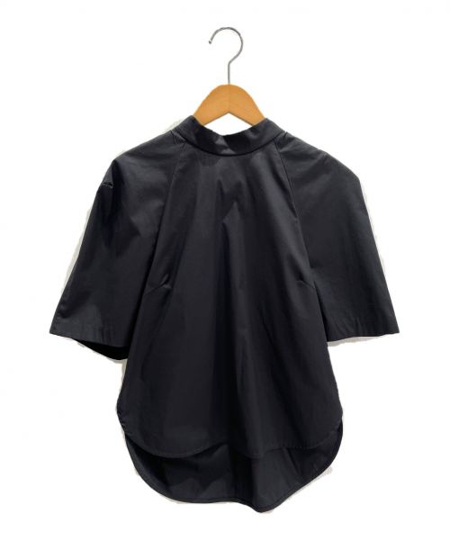 ENFOLD（エンフォルド）ENFOLD (エンフォルド) プルオーバーブラウス ブラック サイズ:38の古着・服飾アイテム