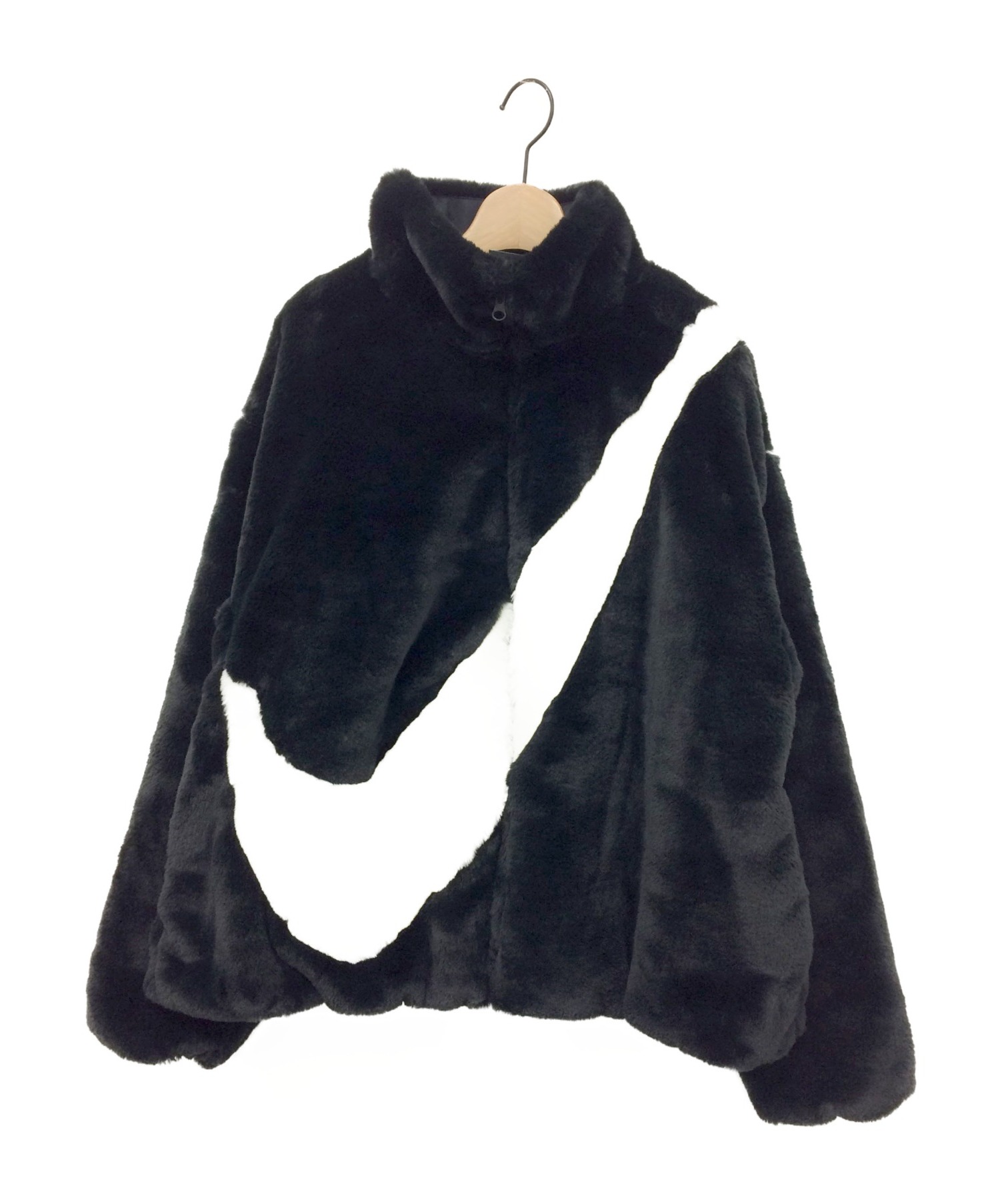 中古 古着通販 Nike ナイキ ボアフリースジャケット ホワイト ブラック サイズ 2xl ブランド 古着通販 トレファク公式 Trefac Fashion