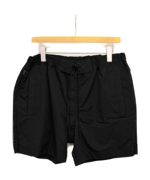 FUMITO GANRYU（フミトガンリュウ）FUMITO GANRYU (フミトガンリュウ) ナイロンショートパンツ ブラック サイズ:2 未使用品の古着・服飾アイテム