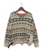 SUNSEA（）の古着「Nordic Sweater」｜アイボリー