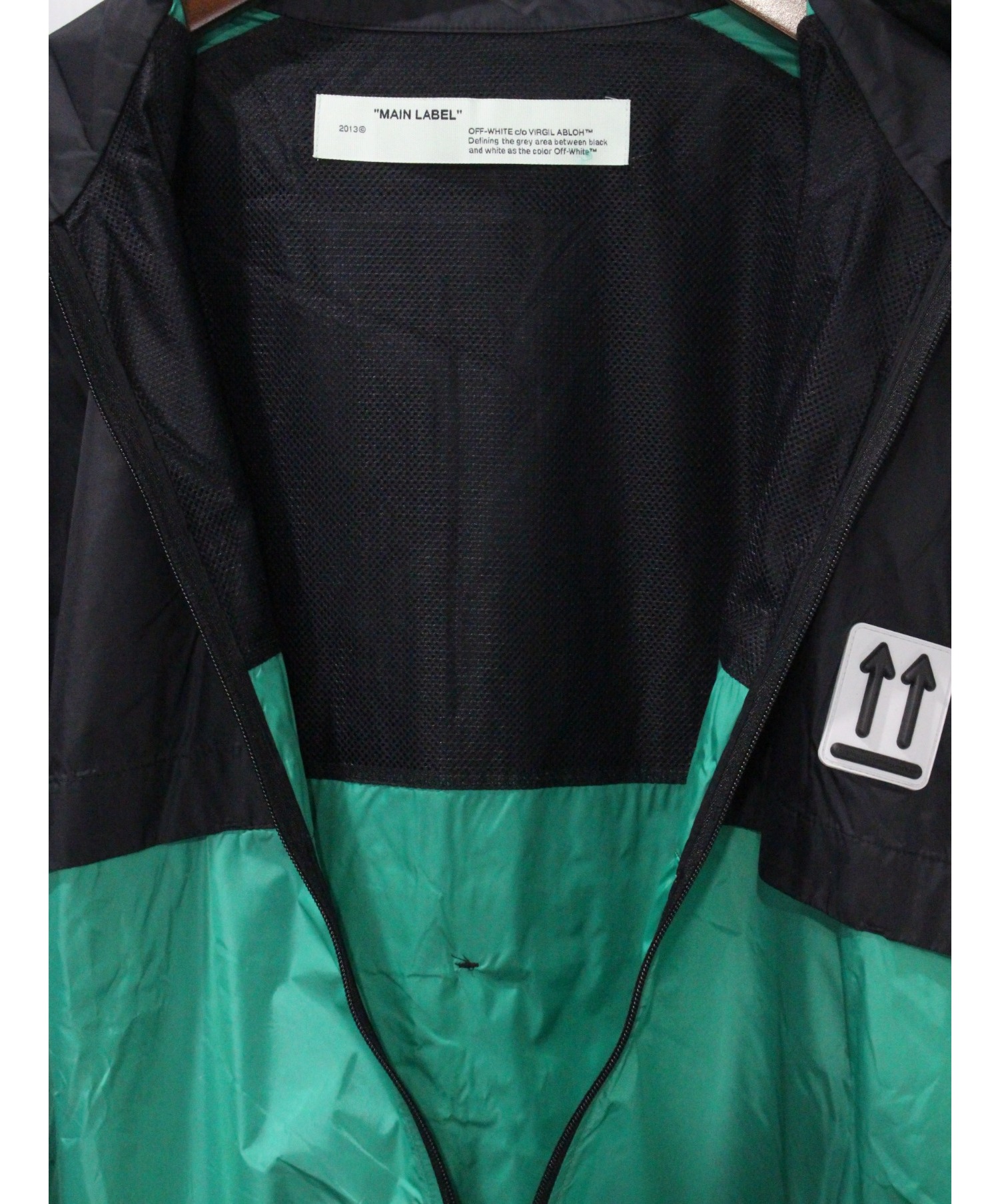 ジャケット OFF-WHITE River Trail グリーン Sの通販 by geshi's shop
