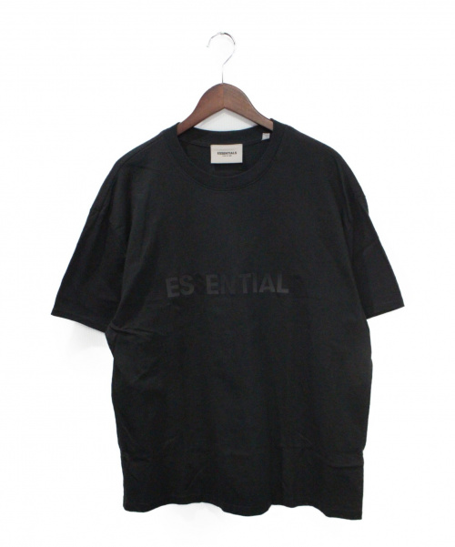 FOG ESSENTIALS（フィアオブゴッド エッセンシャル）FOG ESSENTIALS (フィアオブゴッド エッセンシャル) ラバーロゴＴシャツ ブラック サイズ:Sの古着・服飾アイテム