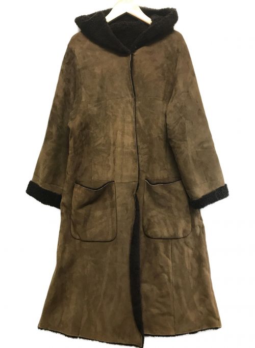 IENA（イエナ）IENA (イエナ) Laconムートンフードコート ブラウン サイズ:38の古着・服飾アイテム