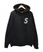 SUPREMEシュプリーム）の古着「S Logo Hooded Sweatshirt」｜ブラック