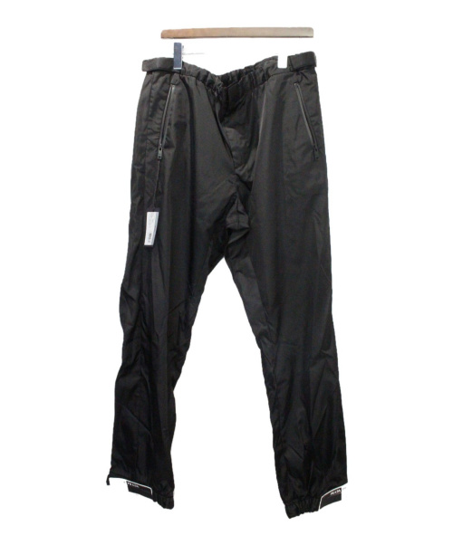 PRADA（プラダ）PRADA (プラダ) ナイロンジョガーパンツ ブラック サイズ:52の古着・服飾アイテム