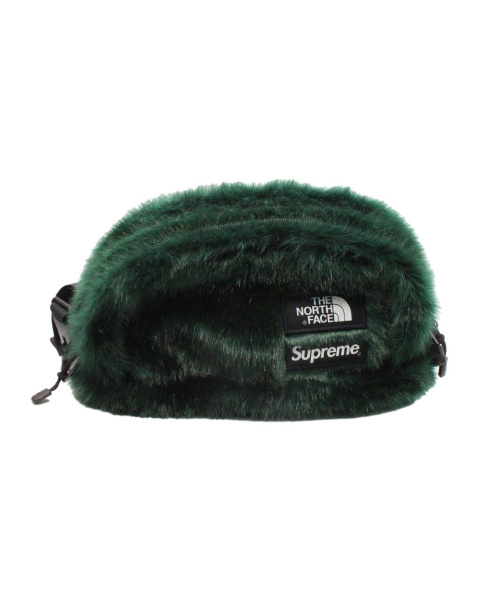 SUPREME（シュプリーム）Supreme × THE NORTH FACE (シュプリーム × ザ ノースフェイス) 20AW Faux Fur Waist Bag グリーンの古着・服飾アイテム