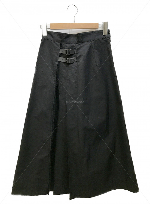 Droite lautreamont（ドロワットロートレアモン）Droite lautreamont (ドロワットロートレアモン) CARREMANマソールイーズスカート ブラック サイズ:1の古着・服飾アイテム