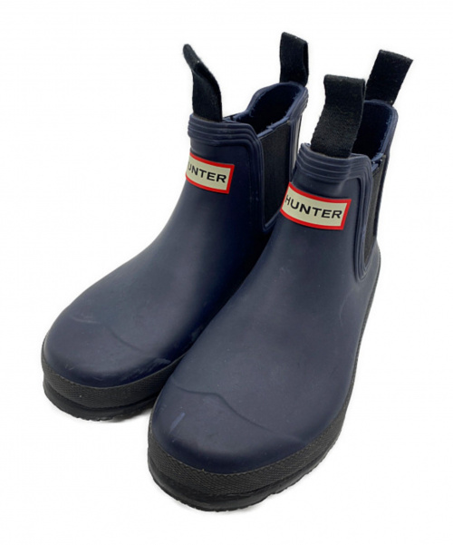 中古 古着通販 Hunter ハンター ショートレインブーツ ネイビー サイズ Eu37 ブランド 古着通販 トレファク公式 Trefac Fashion