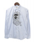COMME des GARCONS（コムデギャルソン）の古着「ストライプシャツ」｜ブルー×ホワイト