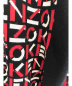 中古・古着 KENZO (ケンゾー) 20AW モノグラムジップブルゾン ブラック×レッド サイズ:L：12800円