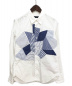 COMME des GARCONS HOMME（コムデギャルソン オム）の古着「パッチワークシャツ」｜ホワイト×ブルー
