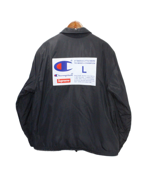 SUPREME（シュプリーム）SUPREME (シュプリーム) Label Coaches Jacket ブラック サイズ:Lの古着・服飾アイテム