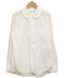 COMME des GARCONS（コムデギャルソン）の古着「ラウンドカラーシャツ」｜ホワイト