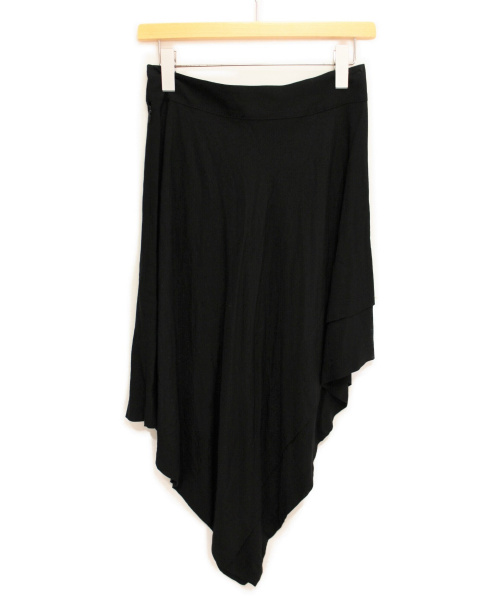 LIMI feu（リミフゥ）LIMI feu (リミフゥ) 二段スカート ブラック サイズ:Sの古着・服飾アイテム