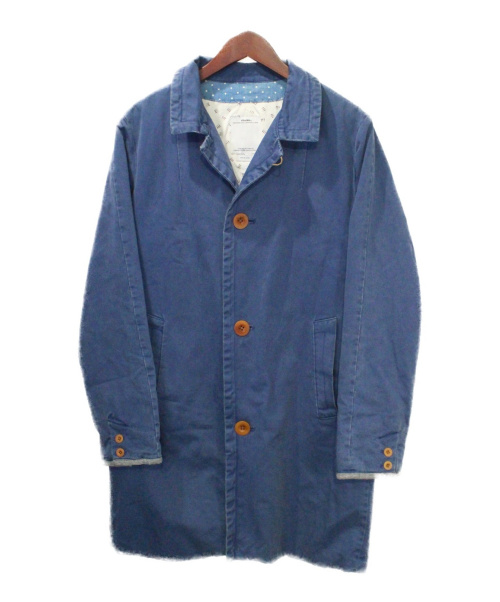 VISVIM（ビズビム）VISVIM (ビズビム) MIES COAT ブルー サイズ:3の古着・服飾アイテム