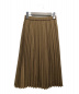 KUMIKYOKU（クミキョク）の古着「リネンライクベーシック スカート」｜ブラウン