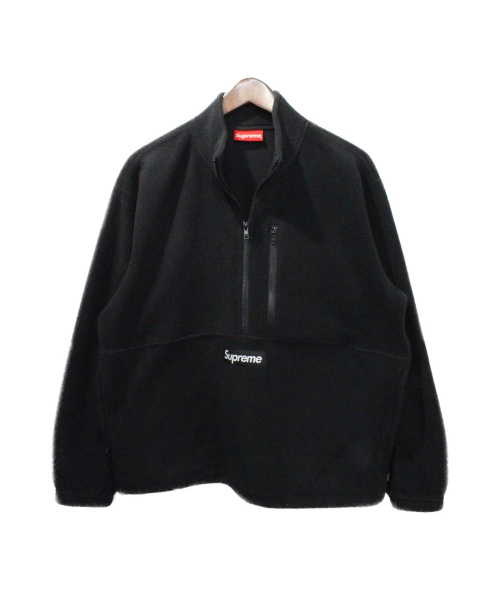 SUPREME（シュプリーム）SUPREME (シュプリーム) Polartec Half Zip Pullover ブラック サイズ:Sの古着・服飾アイテム