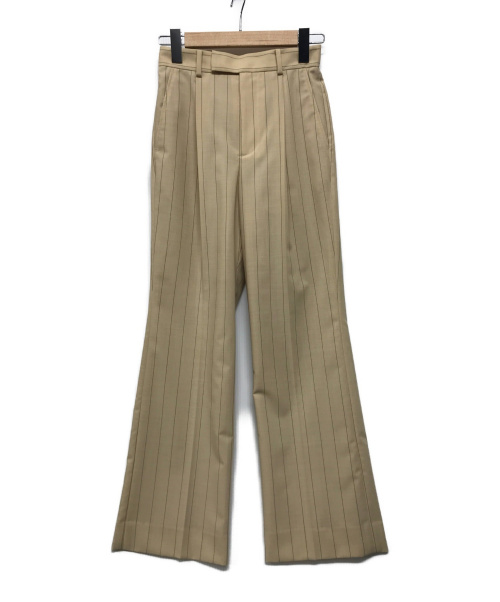 AEWEN MATOPH（イウエン マトフ）AEWEN MATOPH (イウエン マトフ) ストライプパンツ アイボリー サイズ:34 UNITED ARROWS取扱いの古着・服飾アイテム