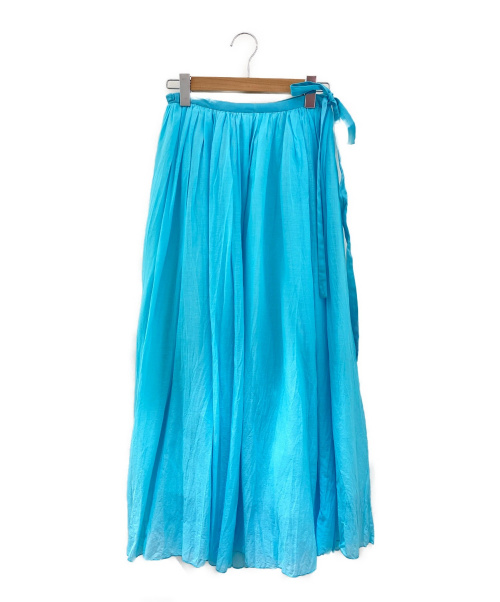 DRAWER（ドゥロワー）DRAWER (ドゥロワー) ボリュームロングスカート スカイブルー サイズ:記載なしの古着・服飾アイテム