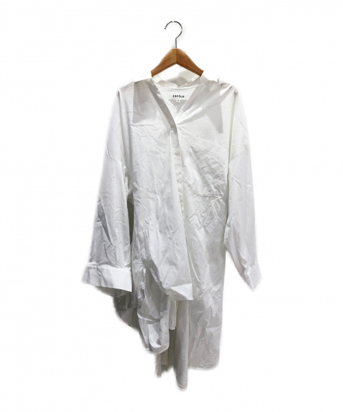 ENFOLD（エンフォルド）ENFOLD (エンフォルド) アシンメトリーシャツ ホワイト サイズ:38の古着・服飾アイテム